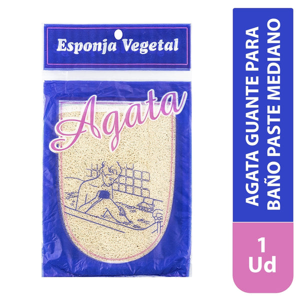 Esponja Vegetal Agata Para Baño - 1 Unidad