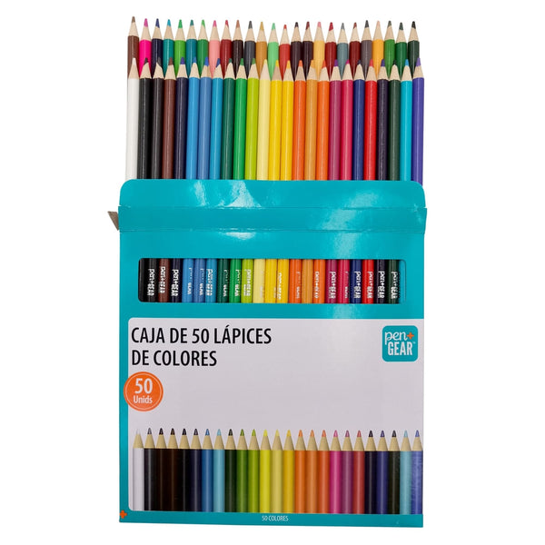 Lápices Pen Gear De Colores -50 Uds