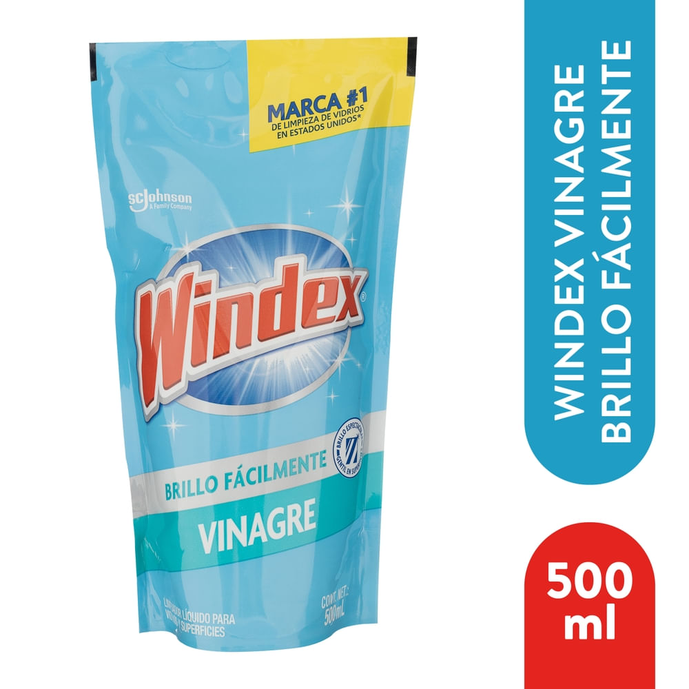 Limpiador Windex Vidrios Vinagre -500ml