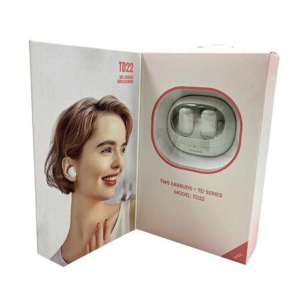Audifonos Manos Libres Bluetooth TWS TD22 Blanco