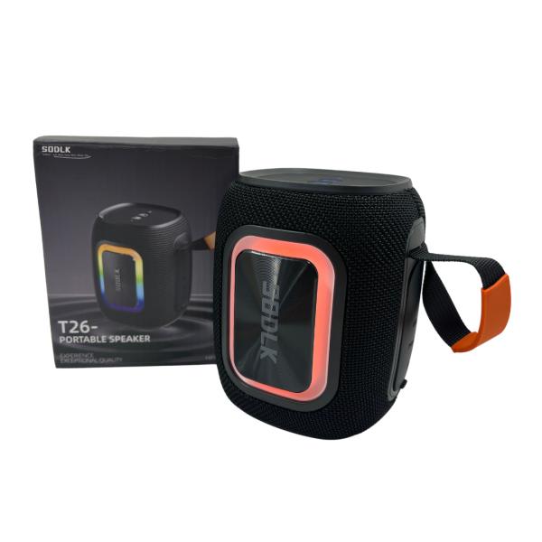 Bocinas Parlante Bluetooth T26 Negro