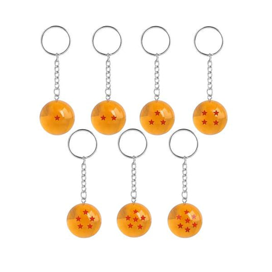 🔑 Llavero Set de 7 Esferas del Dragón – Dragon Ball