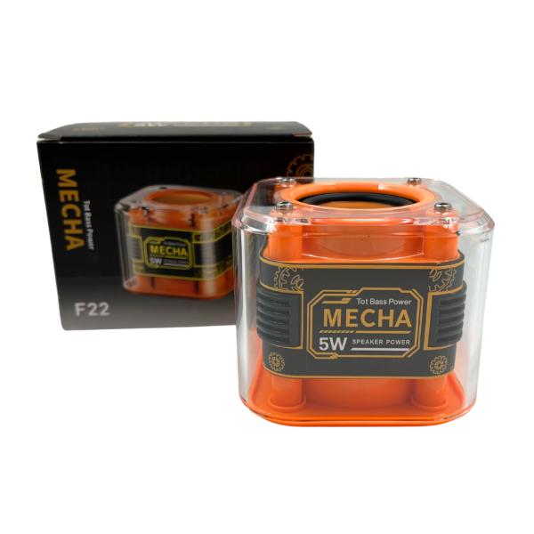 Bocinas Parlante Bluetooth F22 Naranja