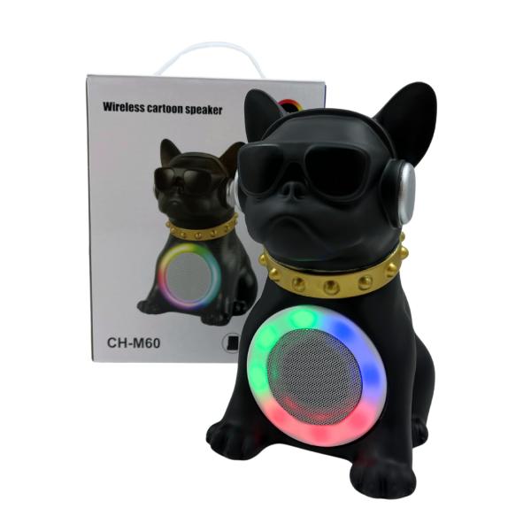 Bocinas Parlante Bluetooth M60 Perro Negro
