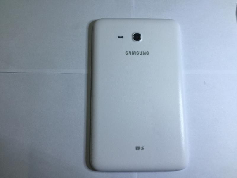 Tapa Samsung Galaxy Tab 3 T111 T115 7.0 Blanca Con Marco
