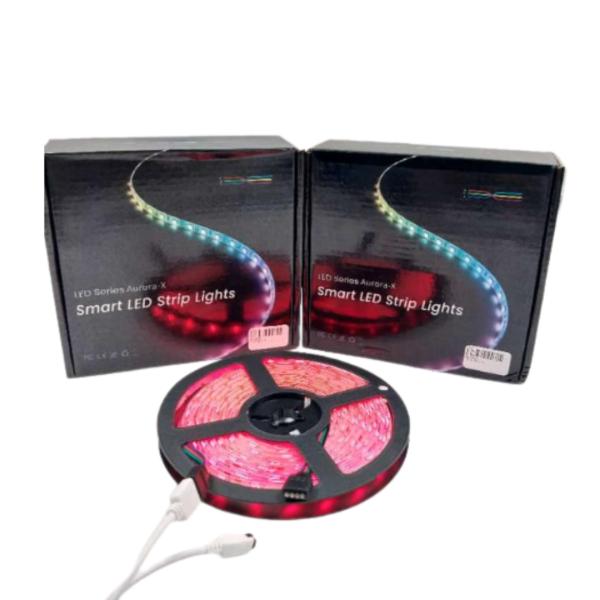 Luz Led Bluetooth Rgb 5 Mts Control Remoto
