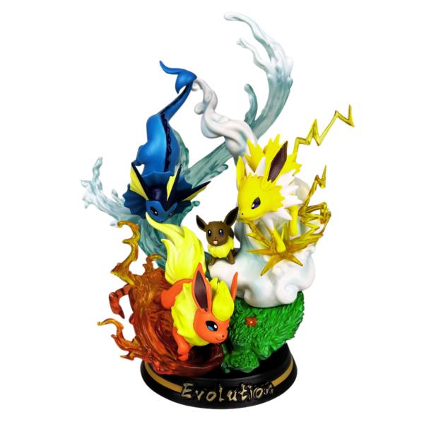 Figura De Evee Y Sus Evoluciones - Pokemon
