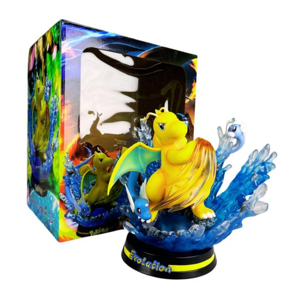 Figura De Dratini Dragonair Y Dragonite - Pokemon