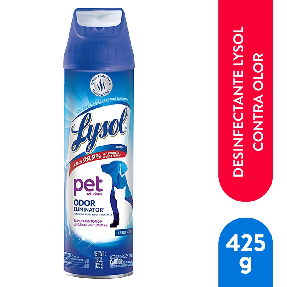 Control De Olores Lysol En Spray - 425 G