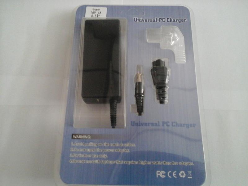CARGADOR LAPTOP SONY 16V 4A 6.5