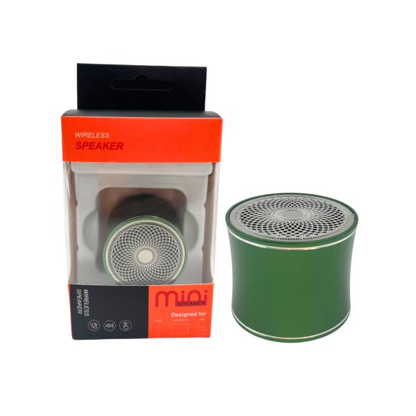 Bocinas Parlante Bluetooth Mt Mini Verde