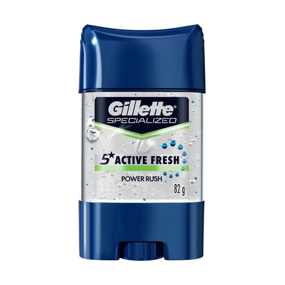 Antitranspirante Gillette Power Beads Power Rush Gel Invisible 82 G