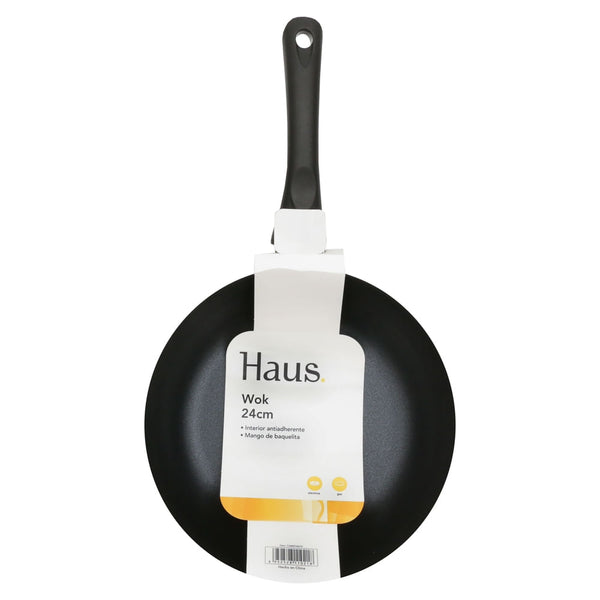 Wok Haus Negro - 24 Cm