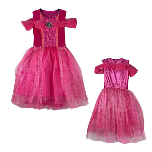Disfraz de Princesa Mariposa para Niña | Vestido de Ensueño en Fucsia