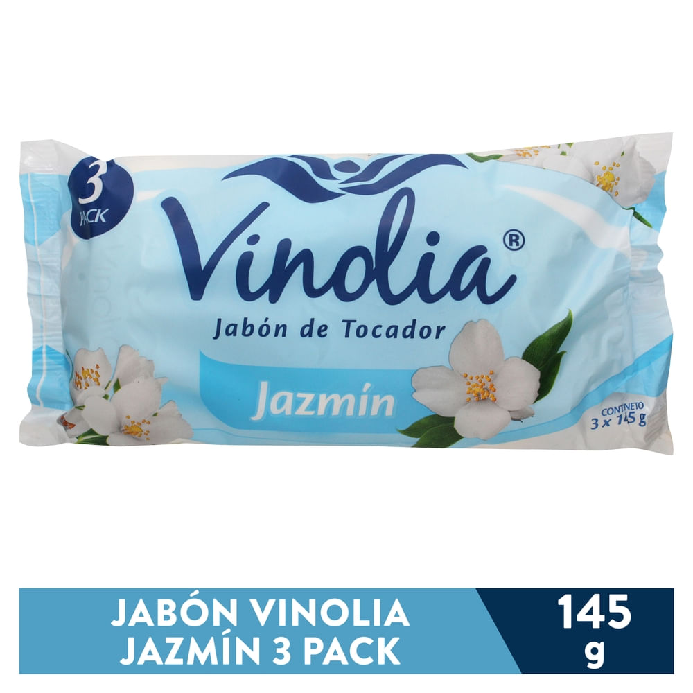 Jabón De Tocador Vinolia Aroma Jazmín 3 Pack - 145 G