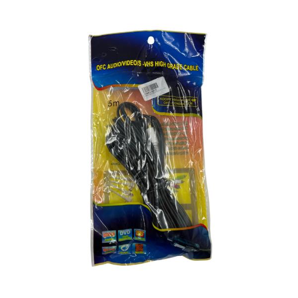Cables Auxiliar 3.5 A 2 Rca 5 Metros