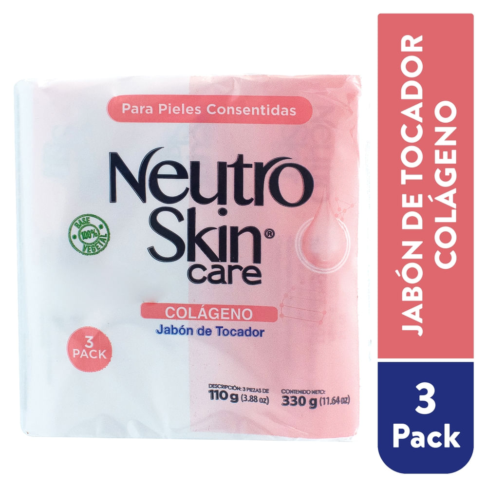 Jabón Neutroskin Con Colageno - 330 G