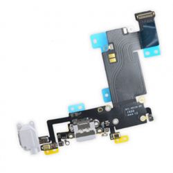 Flex Rack De Carga Jack Audio Microfono Iphone 6S Plus 5.5 A1633 A1634 Blanco