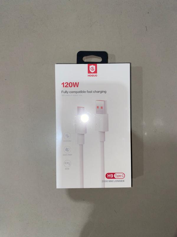 Cables Tipo-C Usb H9 2Mts 120W