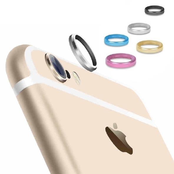 Lente Camara Iphone 6S Plus 5.5 Dorado Con Marco