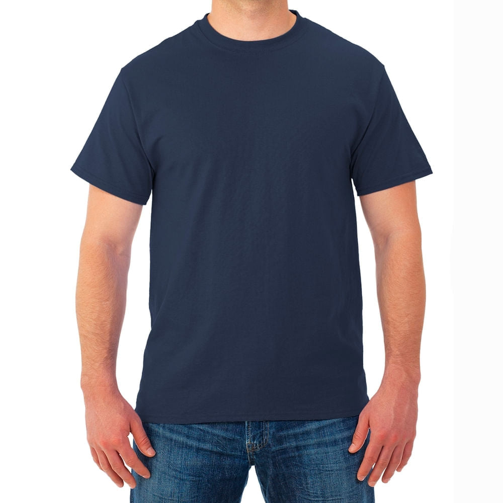 Camiseta Fruit Of The Loom Cuello Redondo, Color Azul -talla XL