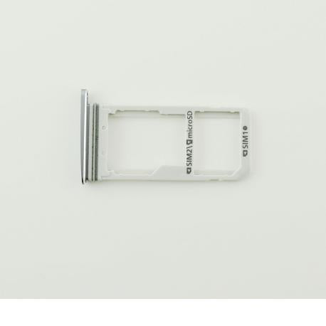 Bandeja Sim Dual Micro Sd Samsung Galaxy S7 Edge G935Fd G9350 S7 G930Fd Plateada