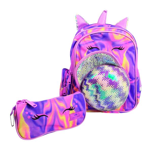 Set De Bolso Glossy De Unicornio - Dos Estilos A Elegir