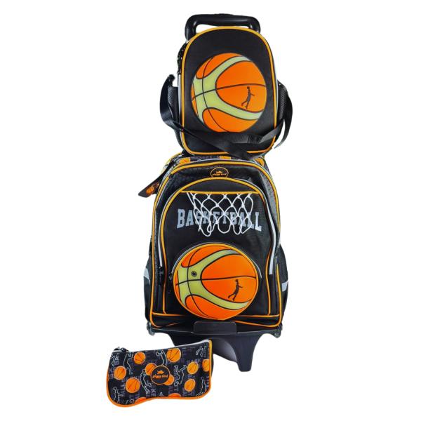 Set De Bolso Glossy De Basketball Con Rodines