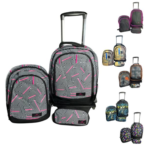 Set De Bolso Glossy Con Rodines - Varios Estilos A Elegir Modelo 1
