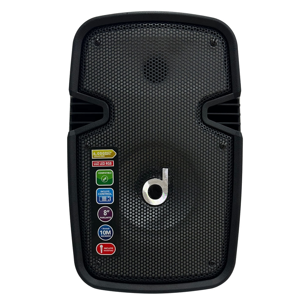 Bocina Durabrand 8 Bt 20W 4000w Flame