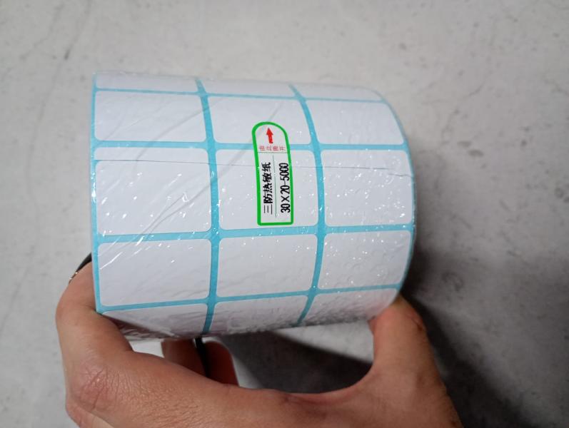 Rollo Termico Para Imprimir Etiquetas 30*20 5000 Etiquetas