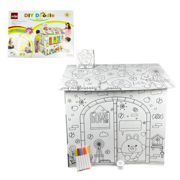 Casa De Carton Para Niños