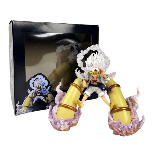 Figura One Piece – Luffy Gear 5 con Base de Energía (15cm)