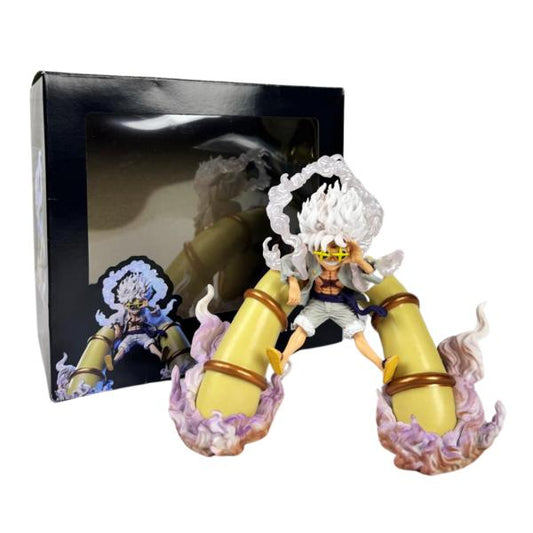 Figura One Piece – Luffy Gear 5 con Base de Energía (15cm)