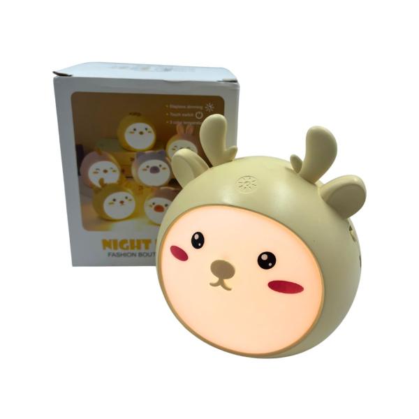 LAMPARA DE DISEÑO NIGHT LIGHT VENADO MIX COLOR