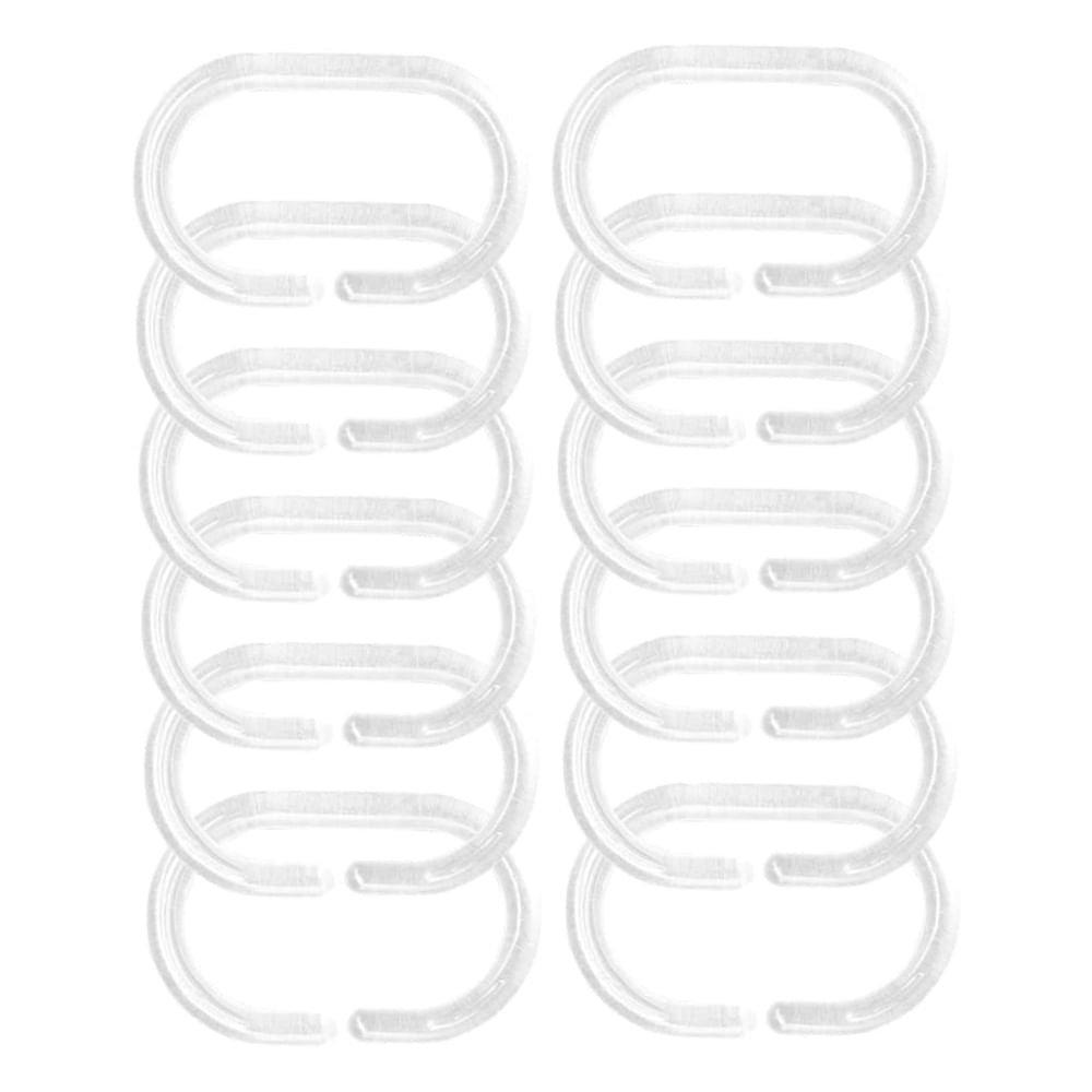 Ganchos Transparente Haus Para Cortina - 12 Pzas