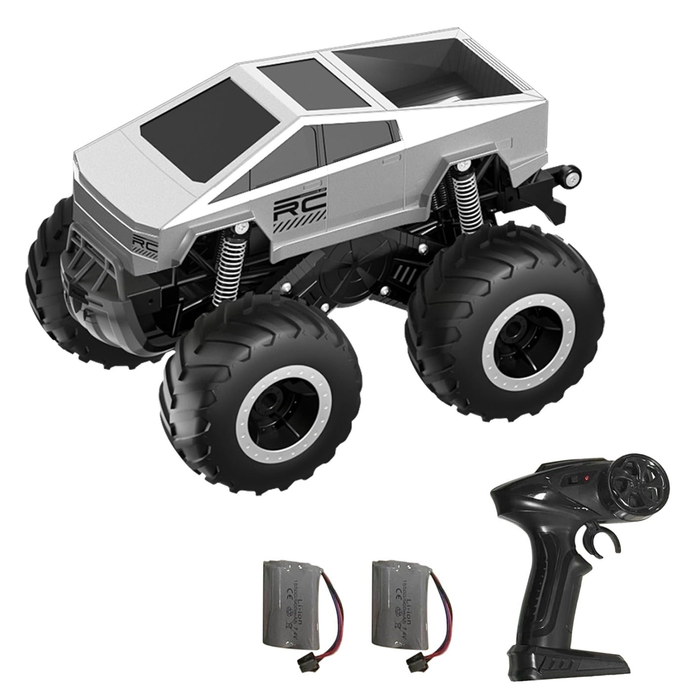 Carro a Control Remoto Cybertruck Escala 1:16 Recargable