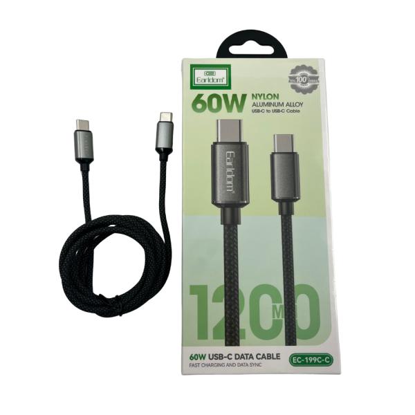 Cable Tipo C Earldom Ec-199 C-C