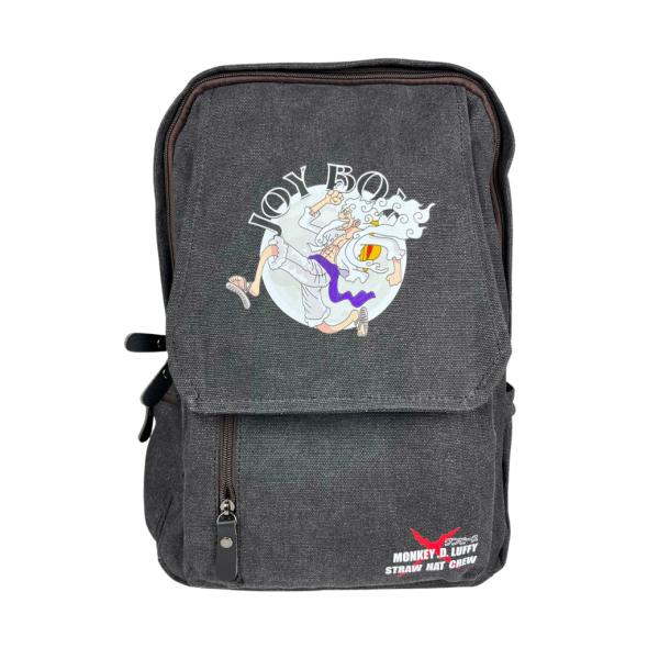 Bolso Lona Negro De Luffy Gear 5 - One Piece