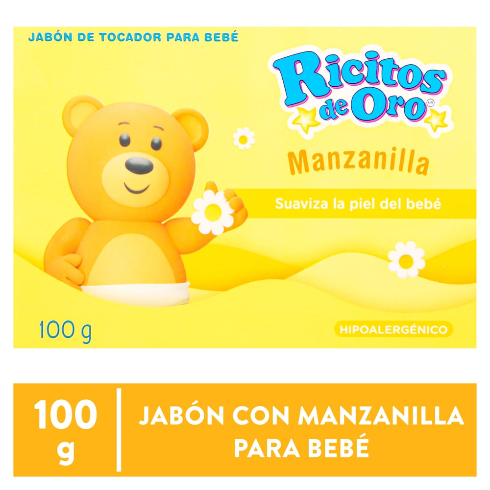 Jabón Para Bebé Ricitos De Oro Manzanilla - 100 G
