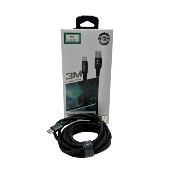 Cable Tipo C Earldom Ec-102   3 Metros