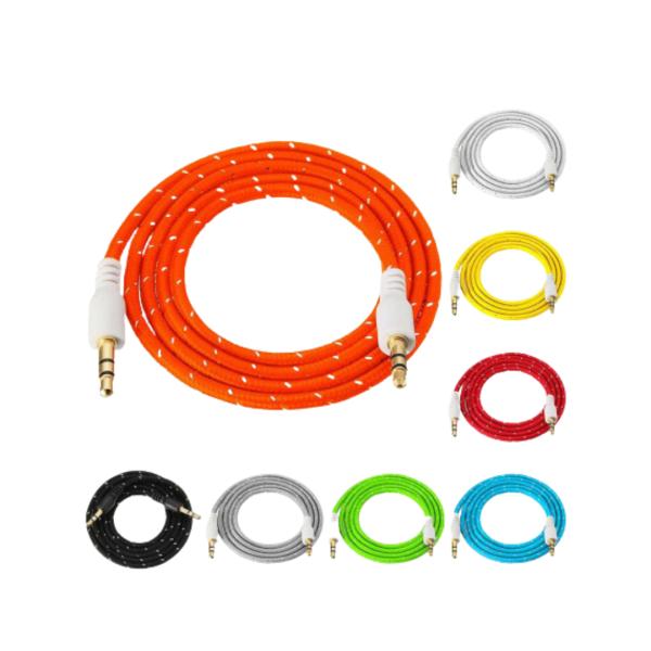 Cables Auxiliar 3.5 Mm A 3.5 Mm Colores Mixtos