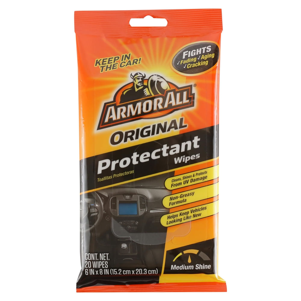 Toallitas Para Carro Armor All Protectoras - 20 Uds