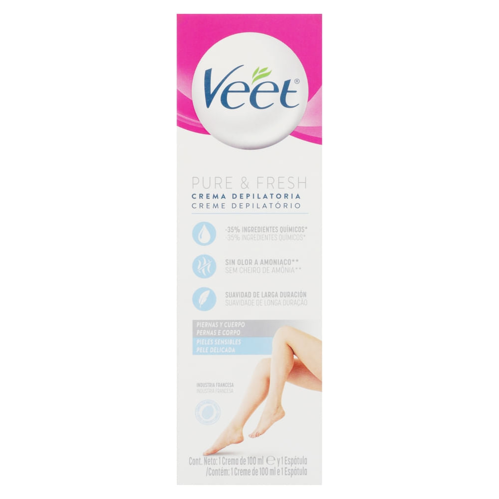 Crema Depiladora Veet Piel Sensible -100 Gr