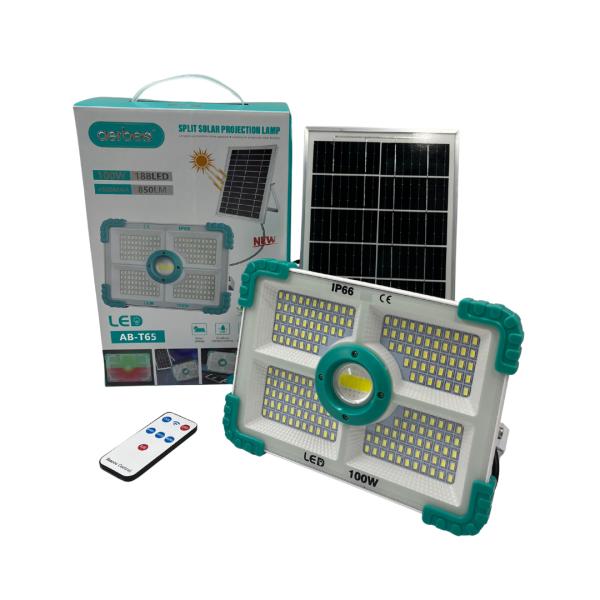 Lampara Con Panel Solar Ab-T65 Aerbes