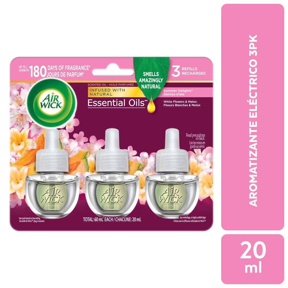 Repuesto De Aromatizante Airwick Summer Delight 3 Pack - 60 Ml