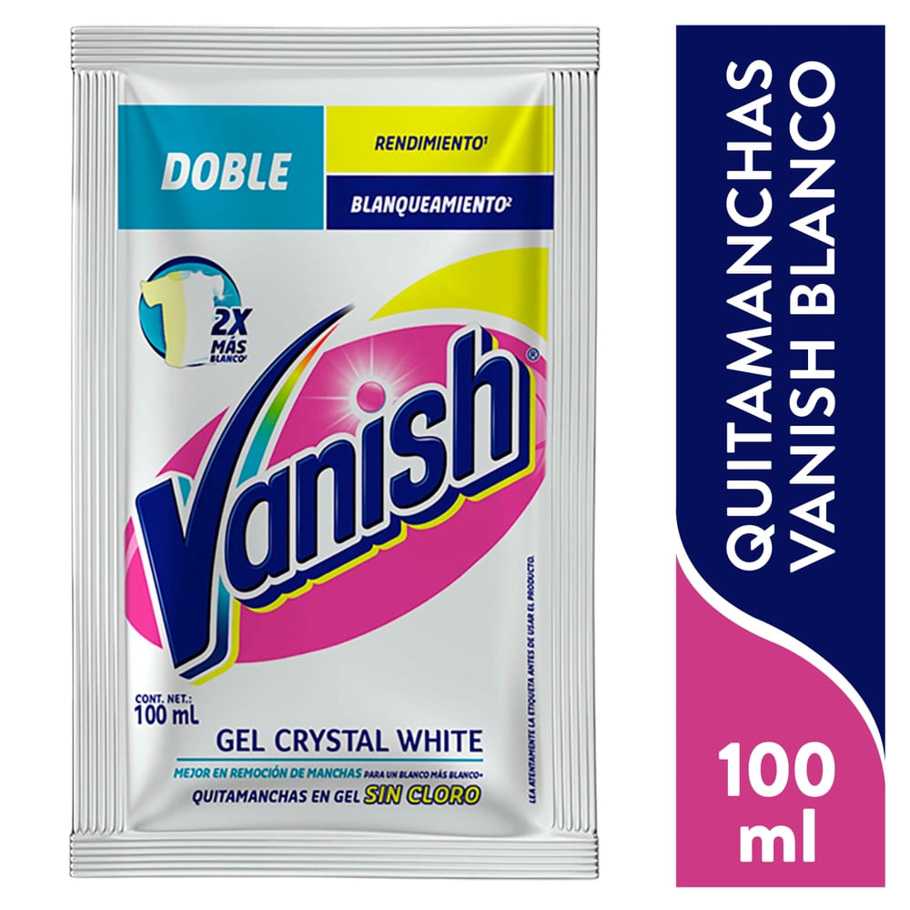 Quitamanchas Vanish Líquido Ropa Blanca -100 Ml
