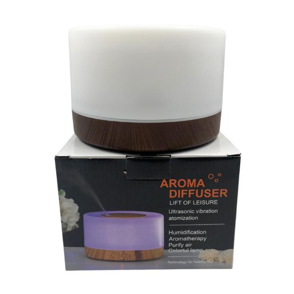 Difusor De Aromas 24V Blanco Con Madrera Oscura