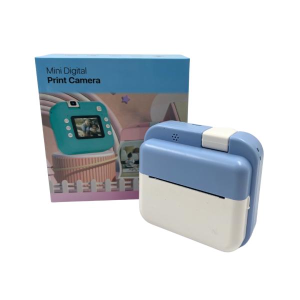 Camara De Niños Con Impresora Ac300 Celeste
