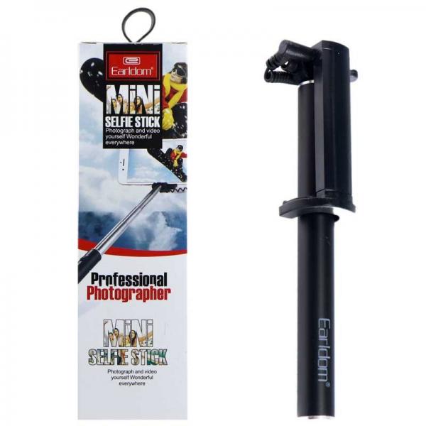 Palo Selfie Monopod Earldom Et-Zp12 Con Cable Color Blanco